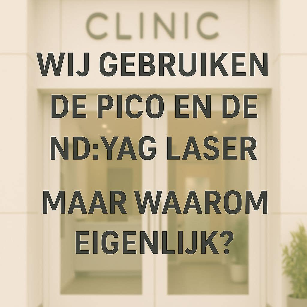 WIJ GEBRUIKEN DE PICO EN DE ND YAG LASER MAAR WAAROM EIGELIJK